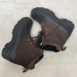 Men's Brown and Black Hiking Boots